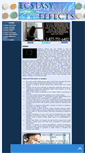 Mobile Screenshot of ecstasyeffects.net